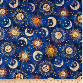 QT Fabrics QT - Moonshaddow / Sun and Moon