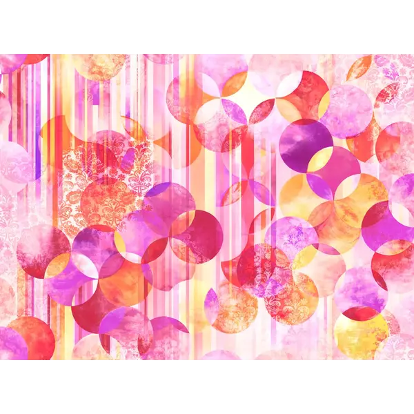 Moda Fabrics Moda -  Gradients Parfait  /  Rainbow Bubbles / Fruit Punch