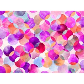 Moda Fabrics Moda -  Gradients Parfait  / Pop  Dots / Purple Passion