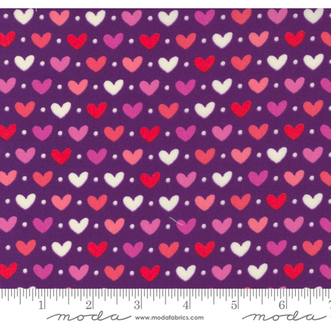 Moda - Sincerely Yours / Candy Hearts / Iris / Multi / 37610-18