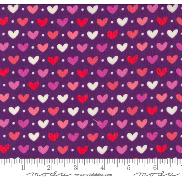  Moda - Sincerely Yours / Candy Hearts / Iris / Multi / 37610-18