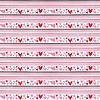 QT - Love Is / Heart / Stripe / White / 28555-Z