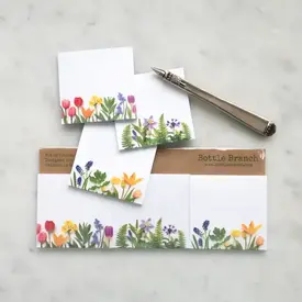  Bottle Branch - Sticky Notes - 3 Pack - Colorful Spring Flowers