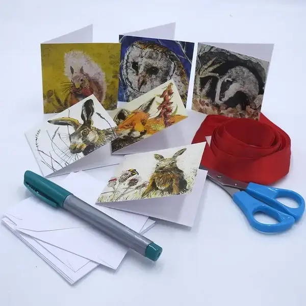  Annabel Langrish - Mini Gift Size Card Set / 6pc / Wildlife