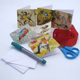  Annabel Langrish - Mini Gift Size Card Set / 6pc / Birds