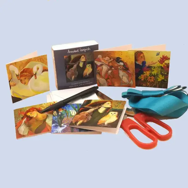  Annabel Langrish - Mini Gift Size Card Set / 6pc / Romantic