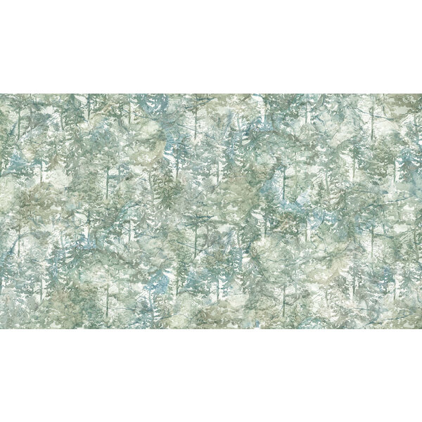 Northcott Fabrics Northcott - Lone Wolf / Trees / Green / DP27185-74