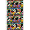 Northcott - Hide And Seek / Border Print / Flower Cats / DP27646-99