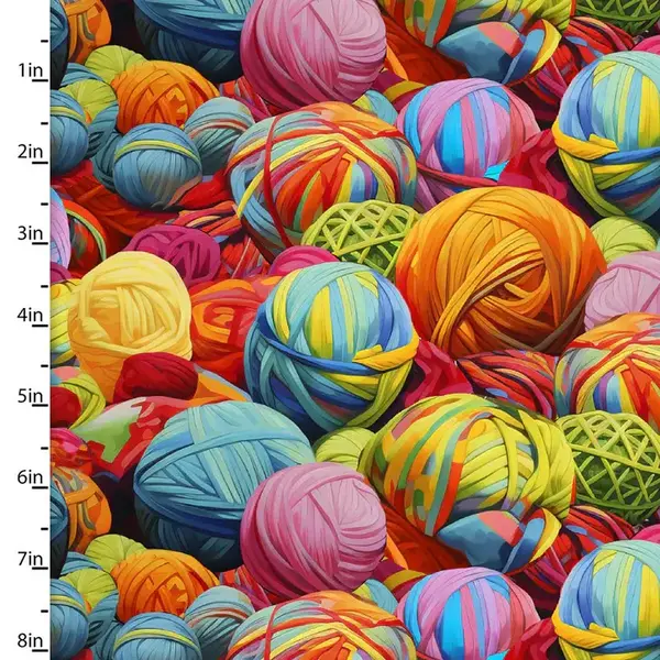 Ivan Guaderrama 3 Wishes Fabrics - Purrfectly Playful / Kaleidoscope Knit / 22964