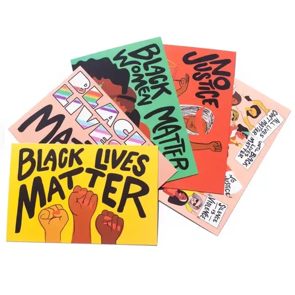  Postcard Set - 5pc / Black Lives Matter