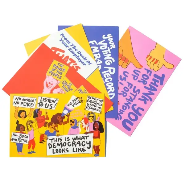  Postcard Set - 5pc / Everyday Protest Cards