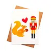 Greeting Card - 1pc / True love Squirrel