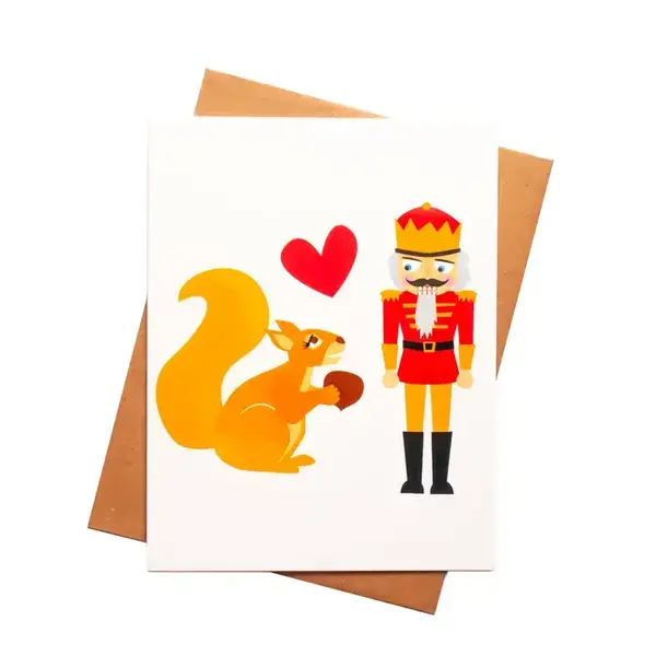  Greeting Card - 1pc / True love Squirrel