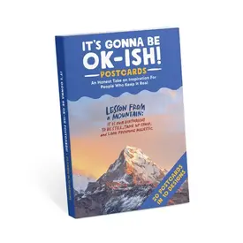  Postcard Book -  It’s Gonna Be OK-Ish  (20 Postcards)