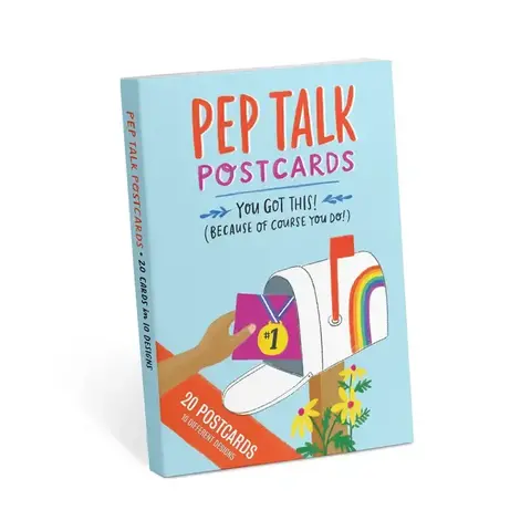 Postcard Book -  Pep Talk (20 Postcards)