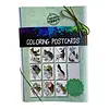 Post With Heart - Coloring Postcards / Nature / 11pc