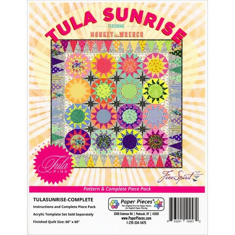 Tula Pink -  EPP Quilt Kit /  Sunrise