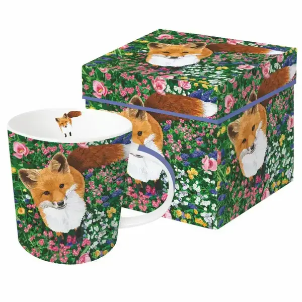  Paperproducts Design - Mug In Gift Box / Garden Fox