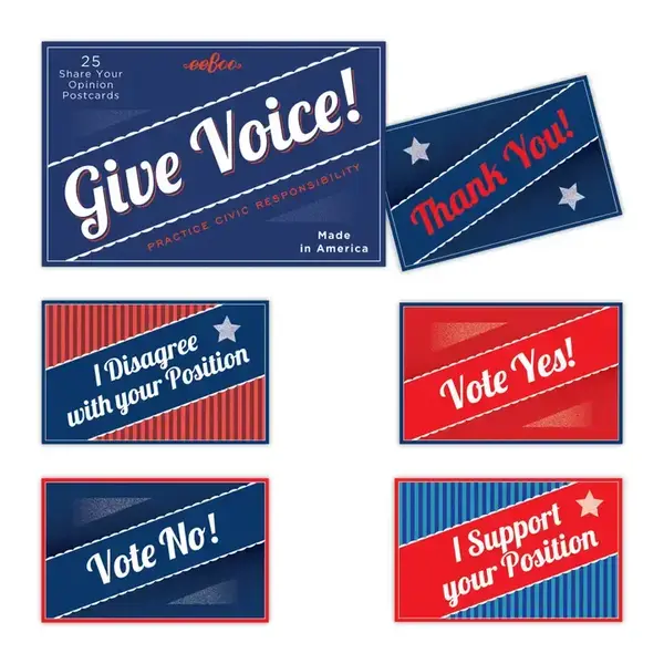  Postcard Set / Vote & Give Voice!