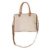 Dorset Bay - Upcycled Canvas Cross Body Bag / Large / Live Laugh Love