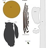 Quilt Kit - Night Owl  / Wool Mini Wall Hanging