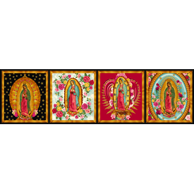  RK - PANEL - Inner Faith / BRIGHT / Small Squares / Lady of Guadalupe / 6482-195 BRIGHT