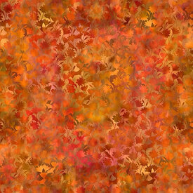 In The Beginning Fabrics Jason Yenter - Rainbow of Jewels / Orange Fields / 7RJ-1