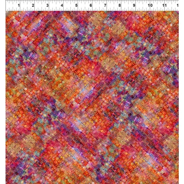 In The Beginning Fabrics Jason Yenter - Halcyon  /  Weaves / 5HN1 / Red