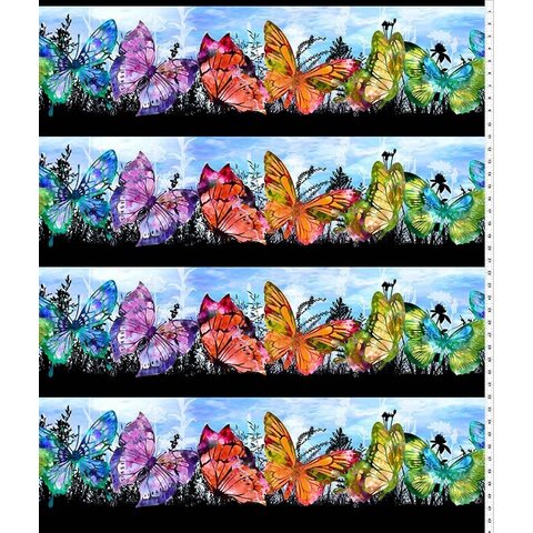 Jason Yenter -  Elysian / Butterfly Border  / Rainbow/  1JYN-1