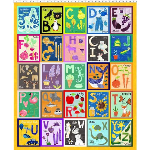 PANEL - Jennifer Heynen / ABC's of Color / 1JHW-1   (36x42)