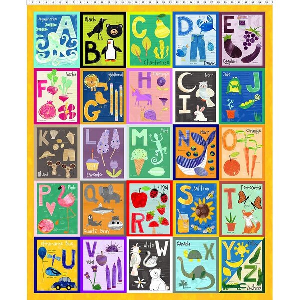  PANEL - Jennifer Heynen / ABC's of Color / 1JHW-1   (36x42)