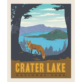  RB - CRATER LAKE - National Park Panel