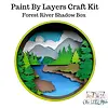 Our Little Makery - DIY Shadow Box / Paint By Layers Paint By Layers /  Forest River