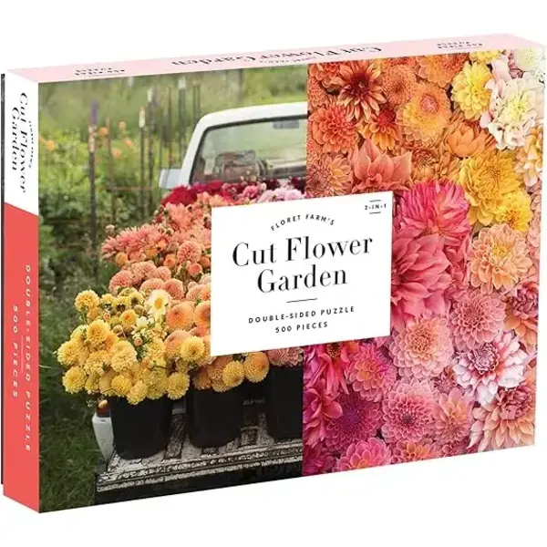  Bookman - Double Sided Puzzle / 500pc / Floret Farm's Cut Flowers