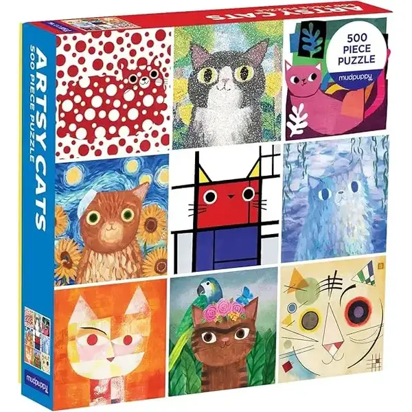  Bookman - Puzzle / 500pc / Artsy Cats
