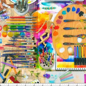  Robert Kaufman - The Artist's Desk / Art Supplies / ANPD21916205