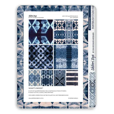 Flat Stack - 8FQ / Shibori Dye / Blue