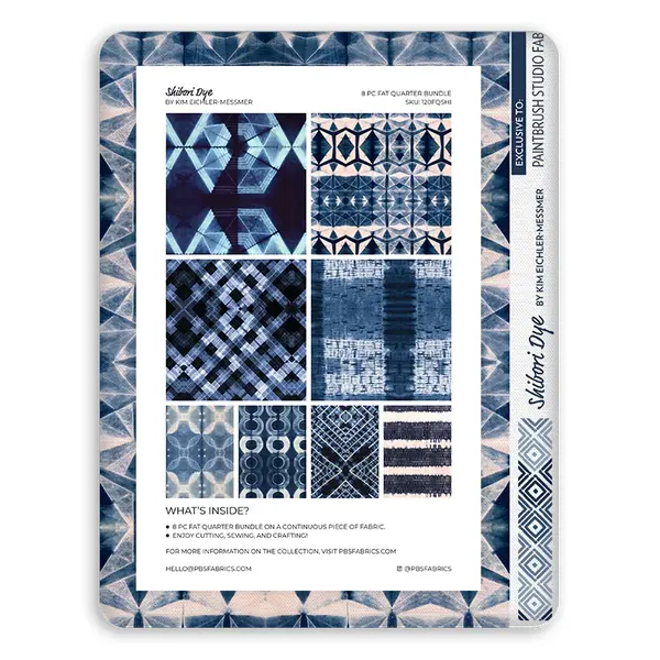  Flat Stack - 8FQ / Shibori Dye / Blue