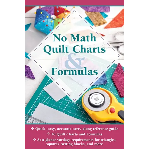 Handy Pocket Guide - No Math Quilt Chart & Formulas