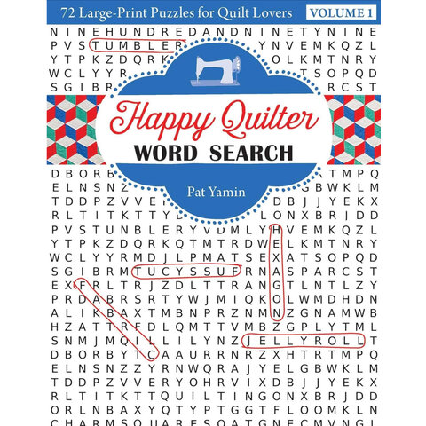 Happy Quilter Puzzle Book  Word Search Vol 1