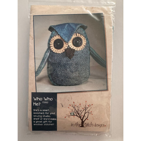 In The Patch Designs - Who Who  Me / Owl Pincushion Kit