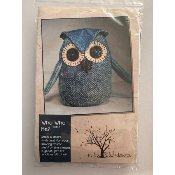  In The Patch Designs - Who Who  Me / Owl Pincushion Kit