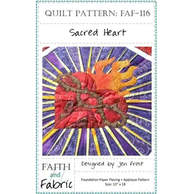  Appliqué Pattern - Jen Frost / Sacred Heart