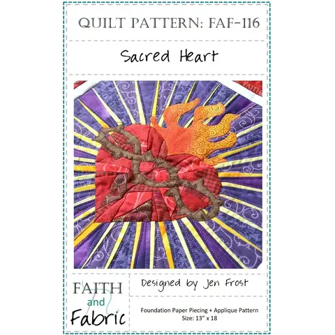 Appliqué Pattern - Jen Frost / Sacred Heart