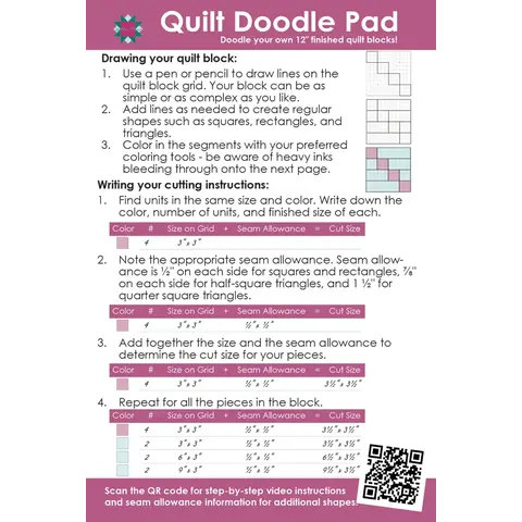 Quilt Doodle Pad