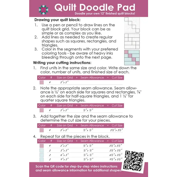  Quilt Doodle Pad