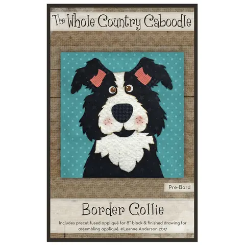 Whole County Caboodle Appliqué Kit - Border Collie