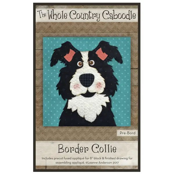  Whole County Caboodle Appliqué Kit - Border Collie