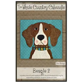 Leanne Anderson Whole County Caboodle Appliqué Kit - Beagle 2