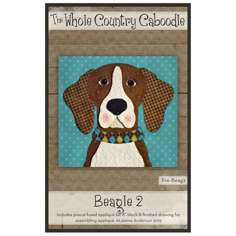 Whole County Caboodle Appliqué Kit - Beagle 2